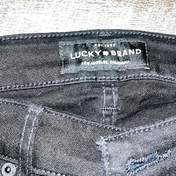 Lucky Brand Black Boyfriend Jeans - Picture 3 of 6